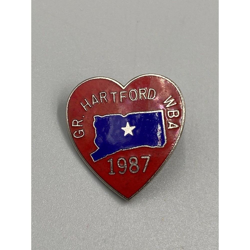 Vtg 1987 Greater Hartford Connecticut WBA Women's Bowling Association Lapel Pin